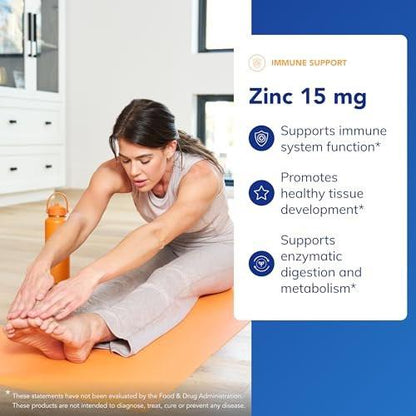 Pure Encapsulations Zink 15 mg – Zinkpicolinat zur Unterstützung des Immunsystems, für Wachstum & Entwicklung und Wundheilung – 30 Kapseln