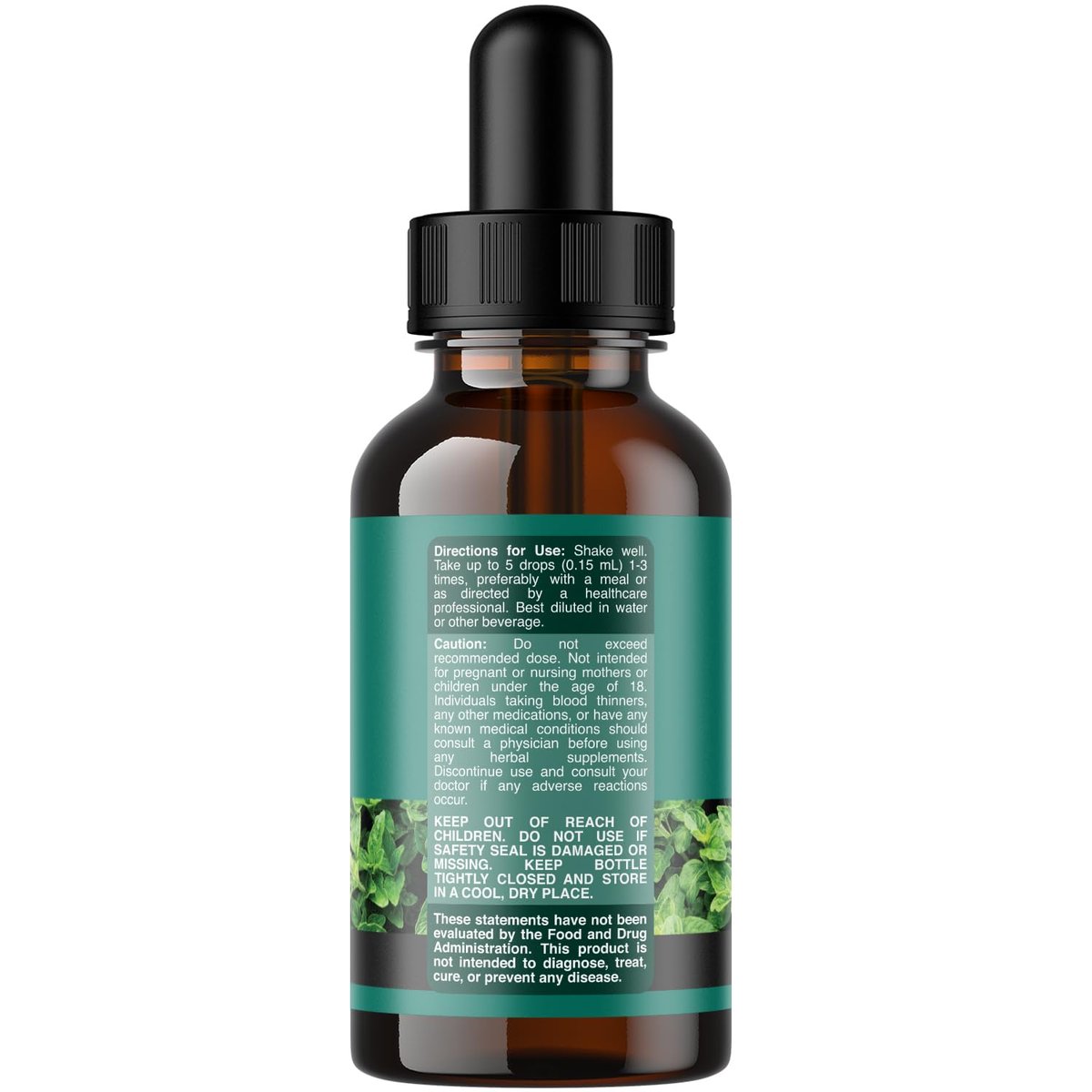 Bio Oregano Öl Tropfen - Hochkonzentriertes flüssiges Oreganoöl mit 60% Carvacrol für Verdauung & Immununterstützung - Flüssiger Kräuterextrakt für Immunstärke & gesunden Darm - 30 ml