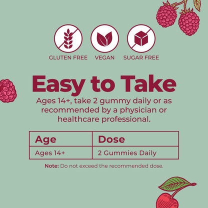 MARYRUTH'S Multivitamin Gummis für Frauen ab 14 Jahren | Immununterstützung | Haar- und Hautgesundheit | Reproduktive Gesundheit | Vitamin A C D E B6 B12 Biotin Zink Jod | Bio | Vegan | Ohne Gentechnik | 60 Stück