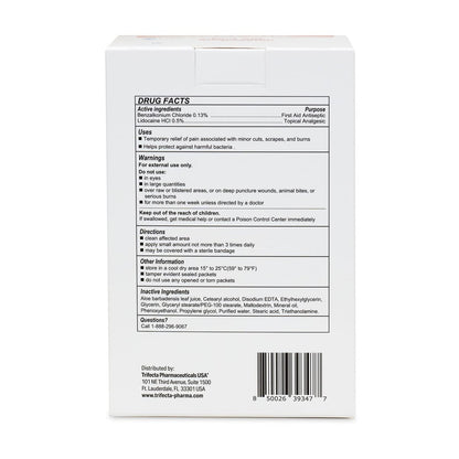Globe First Aid Burn Cream 0,9 g Portionsbeutel (Box mit 144) – Erste-Hilfe-Creme zur Linderung von leichten Verbrennungen, Schnitt- und Schürfwunden