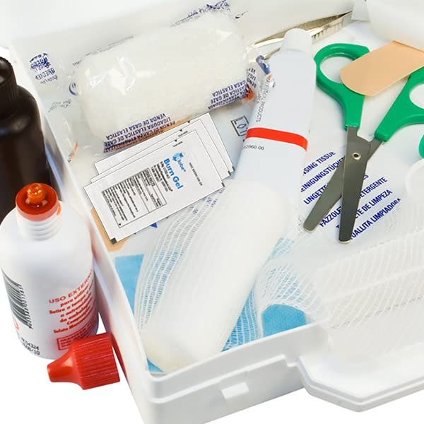 Globe First Aid Burn Gel mit Aloe 0,9g Beutel (Box mit 144 Stück) - Erste Hilfe Gel zur vorübergehenden Linderung von leichten Verbrennungen, Schnitten und Schürfwunden