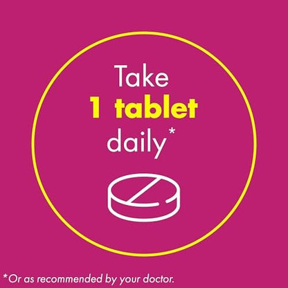 Slow Fe 45 mg Eisenpräparat gegen Eisenmangel, langsame Freisetzung, hochdosiert, leicht zu schluckende Tabletten - 30 Stück