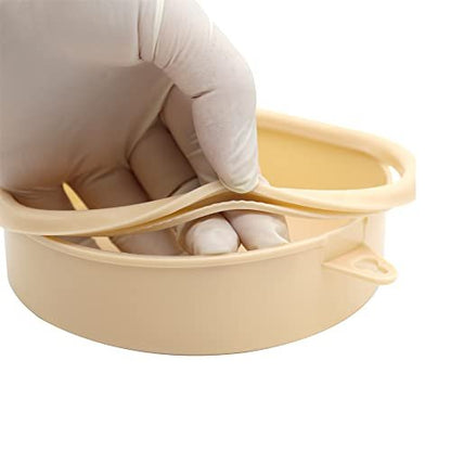 YEYSXSY Ostomiebedarf Stoma-Wasserdichte Duschabdeckung, Ostomie-Duschwundschutz, Beige, 15,5 x 15,5 x 4 cm