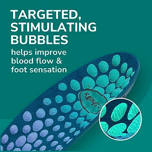 Dr. Scholl's® Revitalize Recovery Einlegesohlen – Schnellere Erholung, weniger Müdigkeit und Schmerzen – Für Herren Größe 8-14, Grün, 1 Paar