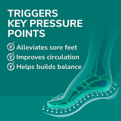 Dr. Scholl's® Revitalize Recovery Einlegesohlen – Schnellere Erholung, weniger Müdigkeit und Schmerzen – Für Herren Größe 8-14, Grün, 1 Paar