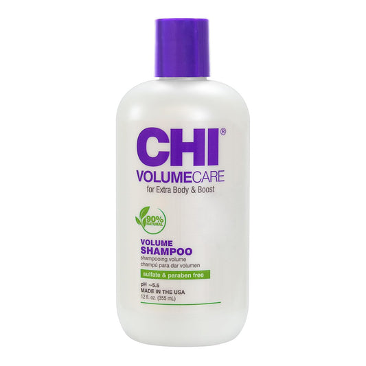 CHI VolumeCare Volumizing Shampoo – Volumen für feines, dünnes und plattes Haar, Feuchtigkeitsausgleich, sulfatfrei, parabenfrei, tierversuchsfrei, 355 ml