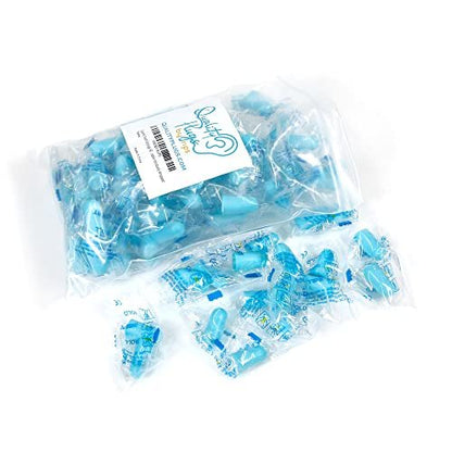 Qualitätsschaum Ohrstöpsel Blau - 50 Paar Großpackung, 32 dB Hochwertige Geräuschdämmende Ohrstöpsel für Schlafen, Schnarchen, Arbeit, Bau, Holzarbeiten - Einweg, Weich, Bequem & Schalldicht