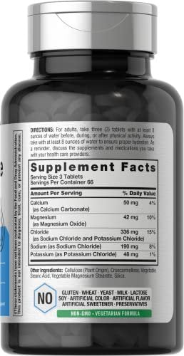 Horbäach Elektrolyt-Tabletten | 200 Stück | Unterstützt Hydratation, Balance & Vitalität | mit Calcium, Magnesium, Chlorid, Natrium und Kalium | Vegetarisch, Nicht-GVO & Glutenfrei