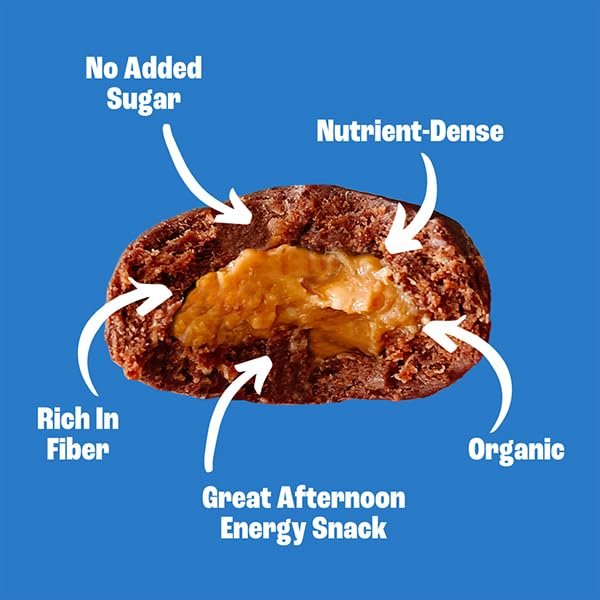 Sweet Nothings Bio-Nussbutter-Bissen, Sortenpaket: Schokolade, Apfel-Zimt & Haferflocken-Rosinen – 6 Beutel (2 pro Sorte), kein Zuckerzusatz, Ballaststoffquelle, nur 7 Zutaten