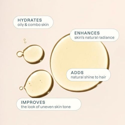 Cliganic Bio Traubenkernöl, 100% rein – Für Haut, Haare & Gesicht | Kaltgepresst, unraffiniert