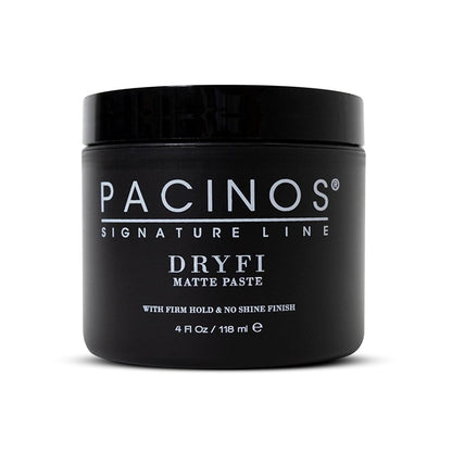 Pacinos DRYFI No-Shine Matte Paste – Matte Finish Styling Paste für Männer, 118 ml