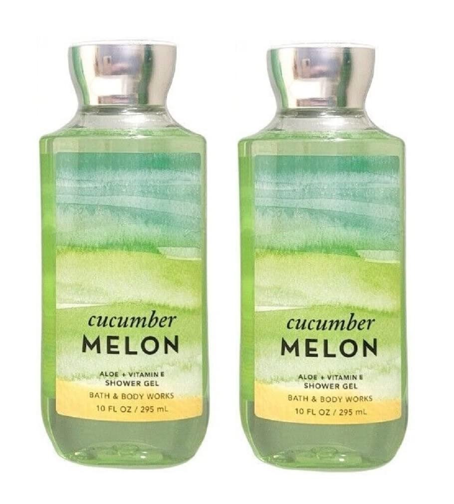 Bath and Body Works Duschgel Cucumber Melon Geschenkset für Frauen 10 oz 2er-Pack