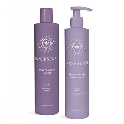 Innersense Organic Beauty - Natürliches, helles + ausgleichendes Purple Toning Shampoo + Conditioner Wert-Duo | Ungiftig, tierversuchsfrei, vegane Haarpflege (2 x 295 ml)