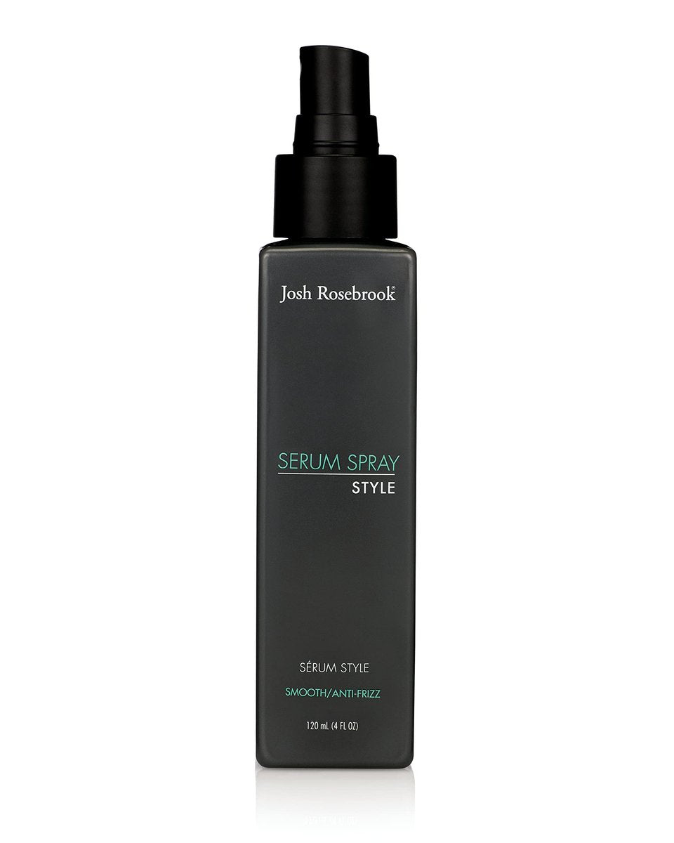 Josh Rosebrook Serum Spray – Anti-Frizz, Locken- und Wellen-Smoothing & Defining Haarstyling-Spray, das auch als pflegende, pflanzlich-aktive Kopfhautbehandlung wirkt – 120 ml – 4 Oz