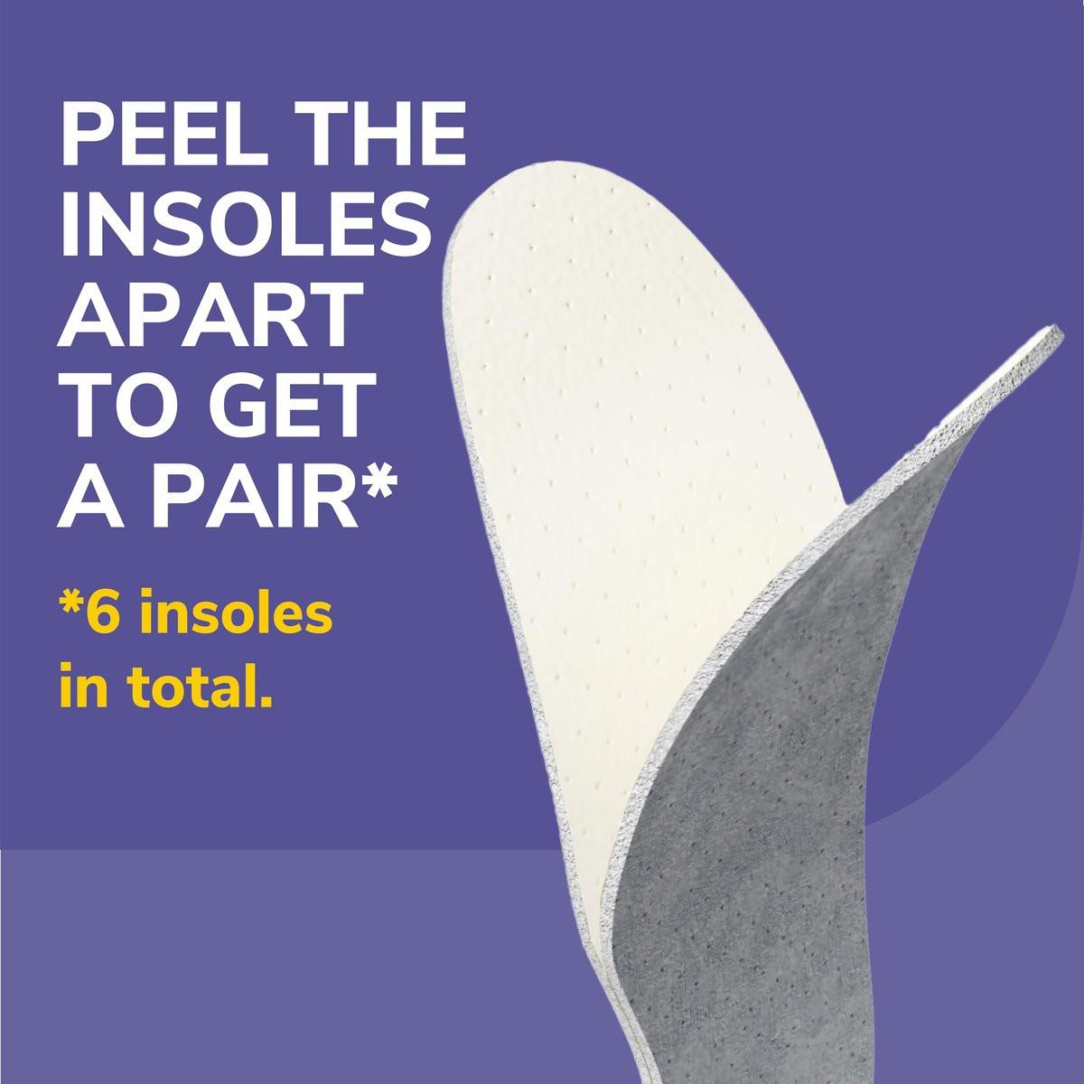 Dr. Scholl’s Go Sockless! Polster-Einlegesohlen für Damen und Herren, Unisex, 3 Paar, zuschneidbar – Feuchtigkeitsabsorbierend für trockene Füße, mit plüschiger Frottierschicht für zusätzlichen Komfort