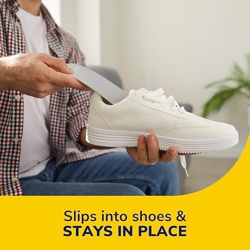 Dr. Scholl’s Go Sockless! Polster-Einlegesohlen für Damen und Herren, Unisex, 3 Paar, zuschneidbar – Feuchtigkeitsabsorbierend für trockene Füße, mit plüschiger Frottierschicht für zusätzlichen Komfort