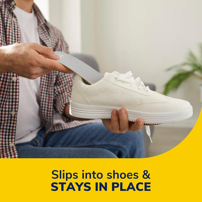 Dr. Scholl’s Go Sockless! Polster-Einlegesohlen für Damen und Herren, Unisex, 3 Paar, zuschneidbar – Feuchtigkeitsabsorbierend für trockene Füße, mit plüschiger Frottierschicht für zusätzlichen Komfort