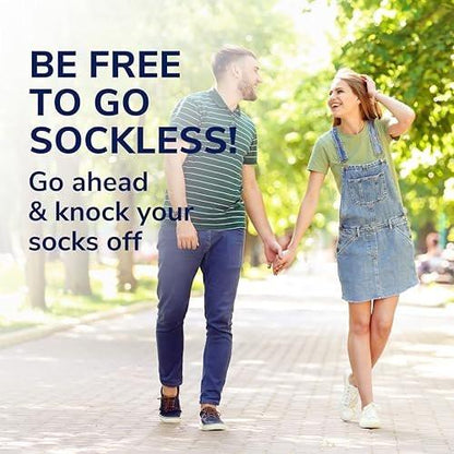 Dr. Scholl’s Go Sockless! Polster-Einlegesohlen für Damen und Herren, Unisex, 3 Paar, zuschneidbar – Feuchtigkeitsabsorbierend für trockene Füße, mit plüschiger Frottierschicht für zusätzlichen Komfort