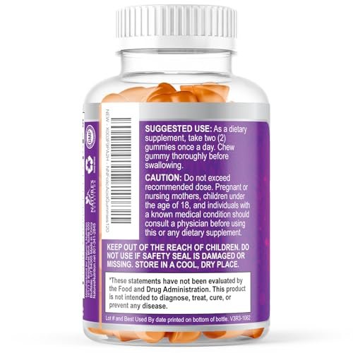 Pränatale Vitamine für Frauen – Schwangerschaftsvitamine Gummibärchen mit Folsäure, Vitamin A, C, D3, B12, B6 – Präzises Multivitamin für die fetale Unterstützung, schwangere & stillende Frauen – 120 Gummibärchen