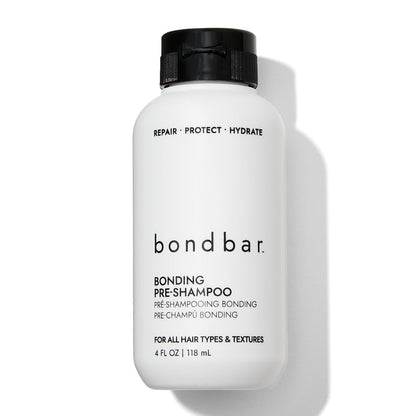 Bondbar PreShampoo Repair Treatment für geschädigtes Haar – Reduziert Bruch & Frizz, spendet Feuchtigkeit & verleiht Glanz, stärkt alle Haartypen & Texturen, vegan & tierversuchsfrei, 118 ml