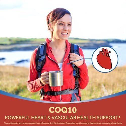 Doctor's Recipes CoQ10 200mg pro Portion – Hochdosiertes Coenzym Q10 mit Olivenöl für Herz & Gefäße, Energieproduktion & antioxidative Unterstützung, 2-Monats-Vorrat, 120 Softgels