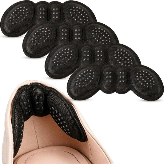 4 Paar Fersenpolster für zu große Schuhe – Anti-Rutsch-Fersenkissen für Damen und Herren, Fersenschutz gegen Blasen und Scheuern