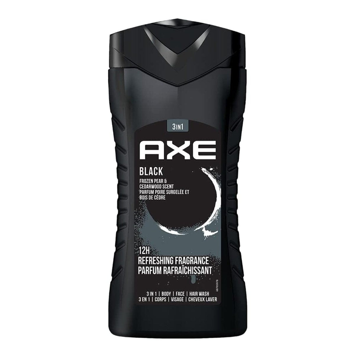 AXE Black Frozen Pear & Cedarwood 3-in-1 Duschgel, Gesichtsreiniger & Shampoo – 250 ml