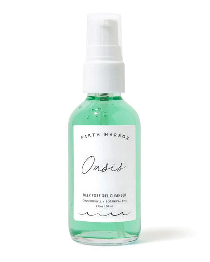 Earth Harbor OASIS Deep Pore Gel Cleanser – Tiefenreinigendes Gel für die Hautpflege, 2 Fl Oz