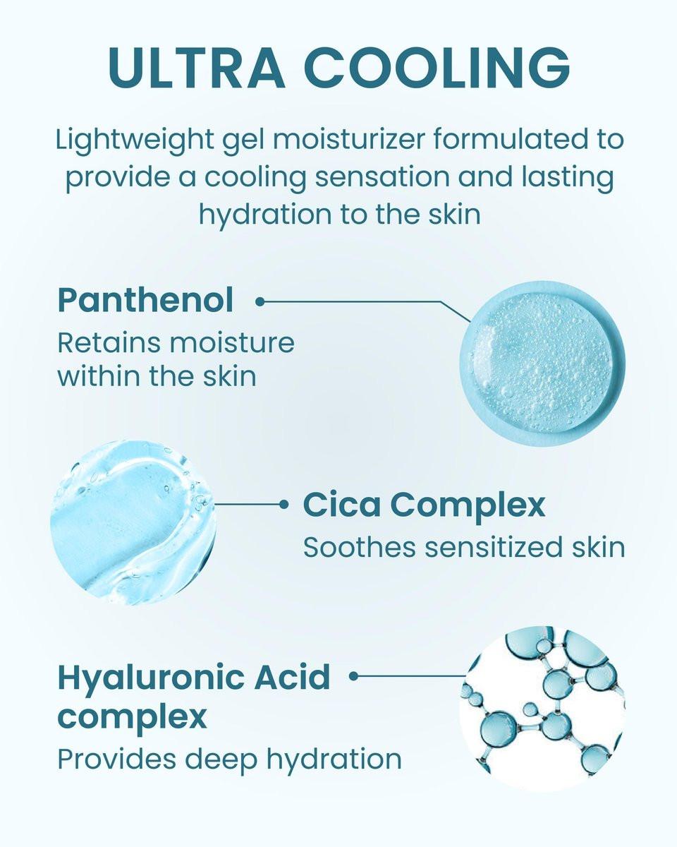 ECO BEYOND BEYOND Cream (10,2 fl oz, 2er-Pack) – Beruhigende, kühlende, feuchtigkeitsspendende leichte Gesichtscreme und Schlafmaske. Koreanische Hautpflege, vegan. Cica, Hyaluronsäure