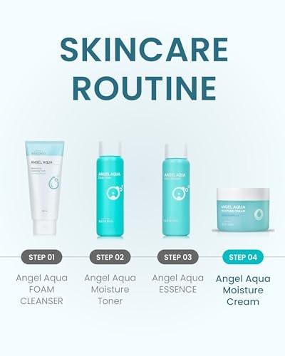ECO BEYOND BEYOND Cream (10,2 fl oz, 2er-Pack) – Beruhigende, kühlende, feuchtigkeitsspendende leichte Gesichtscreme und Schlafmaske. Koreanische Hautpflege, vegan. Cica, Hyaluronsäure