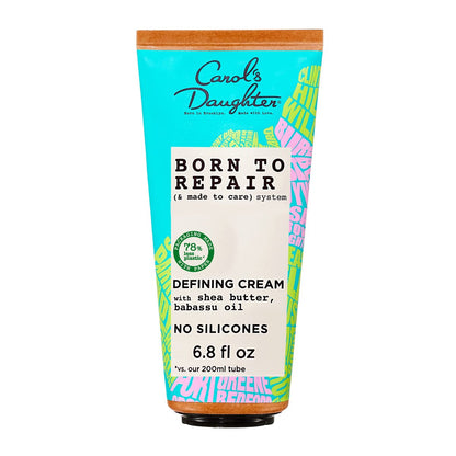 Carol's Daughter Born To Repair Leave-In Haarcreme – Feuchtigkeitsspendend, Locken definierend und Anti-Frizz für Locken mit Shea Butter, 200 ml