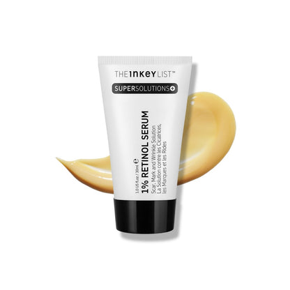 The INKEY List SuperSolutions 1% Retinol Serum für Gesicht und Hals – Fördert ein gesundes Hautbild, mildert Falten und Narben