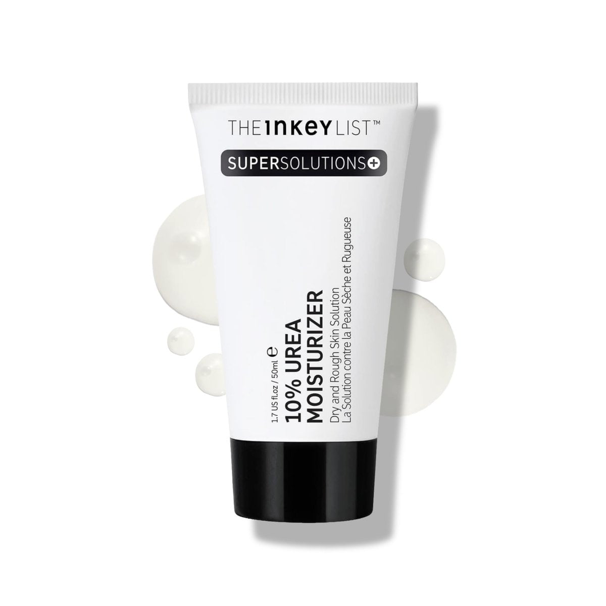 The INKEY List SuperSolutions Urea 10% Feuchtigkeitscreme – Intensive Feuchtigkeit, sanfte Peeling-Wirkung für trockene Haut, 50 ml