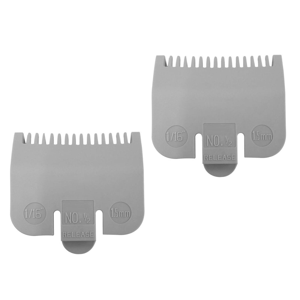 Wahl Professional Color Coded Clipper Guide Comb Aufsatz #1/2, 1,5 mm – Ersatz für Profi-Friseure und Barbiere (2er-Pack)