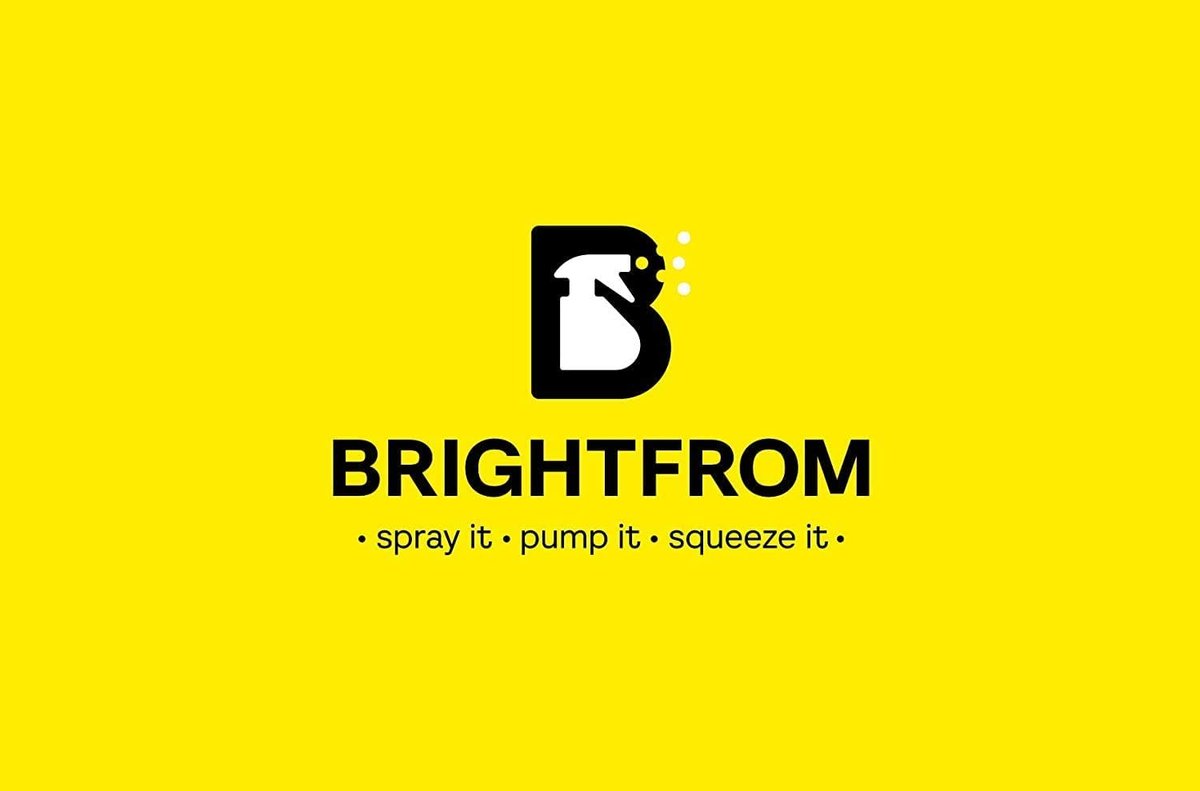 BRIGHTFROM Leere Shampoo-Flaschen mit Pumpe, 32 OZ / 1 Liter, BPA-freie Zylinderbehälter, für Haushalt & Gewerbe, 2er-Pack – Auslaufsicher
