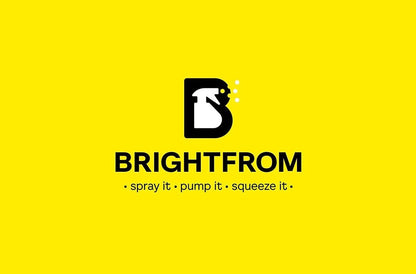 BRIGHTFROM Leere Shampoo-Flaschen mit Pumpe, 32 OZ / 1 Liter, BPA-freie Zylinderbehälter, für Haushalt & Gewerbe, 2er-Pack – Auslaufsicher