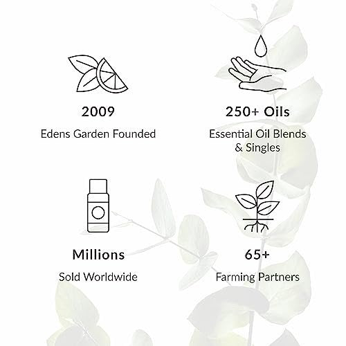 Edens Garden Kopfschmerz & Migräne Hilfe ätherisches Öl Blend – 100% reine Premiumqualität, unverdünnt, natürlich, therapeutisch, Aromatherapie, am besten für Diffuser, Haut, Luftbefeuchter, Gesicht 10 ml (0,33 fl oz)