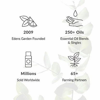 Edens Garden Kopfschmerz & Migräne Hilfe ätherisches Öl Blend – 100% reine Premiumqualität, unverdünnt, natürlich, therapeutisch, Aromatherapie, am besten für Diffuser, Haut, Luftbefeuchter, Gesicht 10 ml (0,33 fl oz)