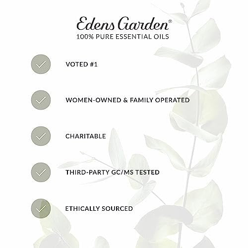 Edens Garden Kopfschmerz & Migräne Hilfe ätherisches Öl Blend – 100% reine Premiumqualität, unverdünnt, natürlich, therapeutisch, Aromatherapie, am besten für Diffuser, Haut, Luftbefeuchter, Gesicht 10 ml (0,33 fl oz)