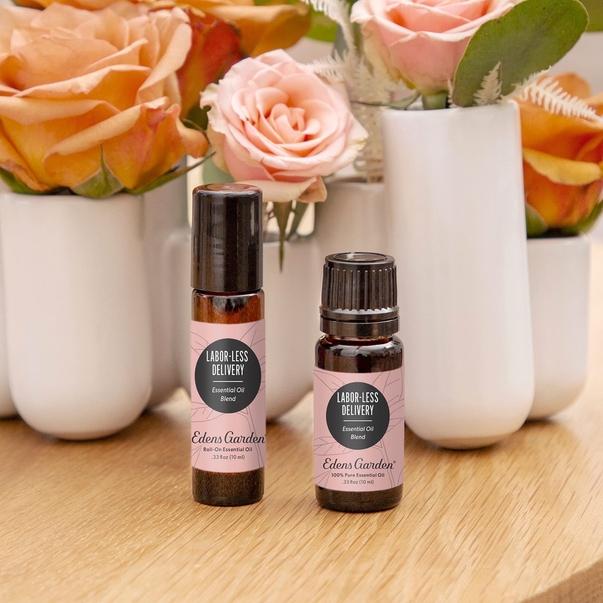 Edens Garden Labor-Less Delivery Bio-Ölmischung – 100 % reine, unverdünnte, natürliche, therapeutische Aromatherapie-Mischung für Diffuser, Haut, Gesicht, Luftbefeuchter – 10 ml