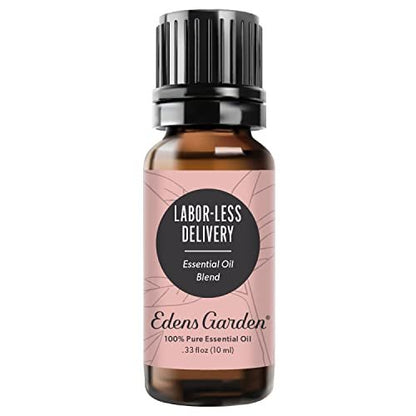 Edens Garden Labor-Less Delivery Bio-Ölmischung – 100 % reine, unverdünnte, natürliche, therapeutische Aromatherapie-Mischung für Diffuser, Haut, Gesicht, Luftbefeuchter – 10 ml