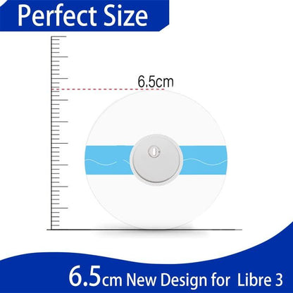 40 Stück Libre 3 Plus Sensorschutz-Abdeckungen für Freestyle Bandage – wasserdichte, transparente Klebepflaster für 15 Tage – hypoallergen & latexfrei