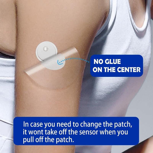 HONYOU 60 Stück Libre 3 Plus Sensorschutz-Aufkleber, wasserdichte Klebepflaster für Freestyle Glucose 15-Tage-Sensor, CGM klares Overpatch-Bandage, latexfrei, hypoallergen, schweißbeständig, atmungsaktiv, ohne Loch