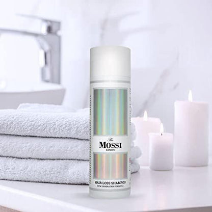 The Mossi London Haarwuchs-Shampoo für dünner werdendes Haar und alle Haartypen - 200 ml