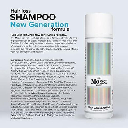 The Mossi London Haarwuchs-Shampoo für dünner werdendes Haar und alle Haartypen - 200 ml