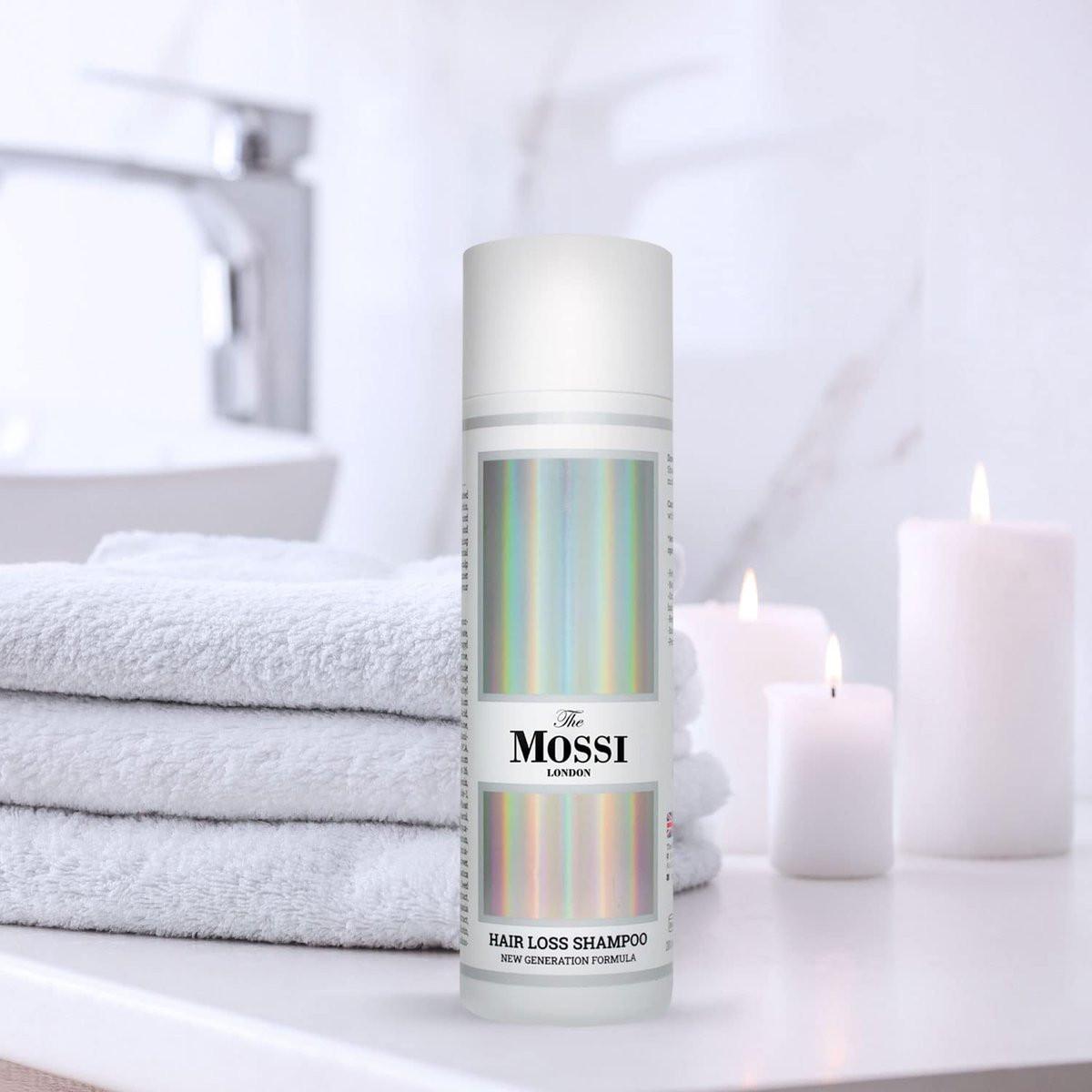 The Mossi London Haarwuchs-Shampoo für dünner werdendes Haar und alle Haartypen - 200 ml