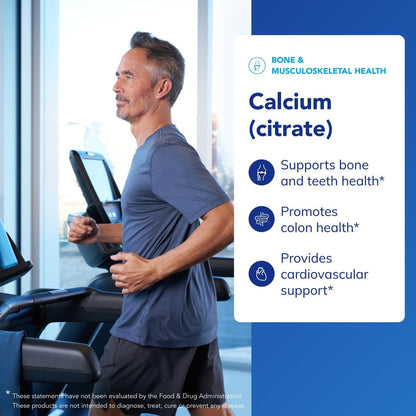 Pure Encapsulations Calcium (Citrat) – Hochwertiges Calciumcitrat für Knochen, Zähne, Darm und Herz-Kreislauf-Unterstützung* – 60 Kapseln