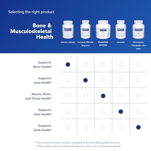 Pure Encapsulations Calcium (Citrat) – Hochwertiges Calciumcitrat für Knochen, Zähne, Darm und Herz-Kreislauf-Unterstützung* – 60 Kapseln