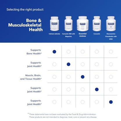Pure Encapsulations Calcium (Citrat) – Hochwertiges Calciumcitrat für Knochen, Zähne, Darm und Herz-Kreislauf-Unterstützung* – 60 Kapseln