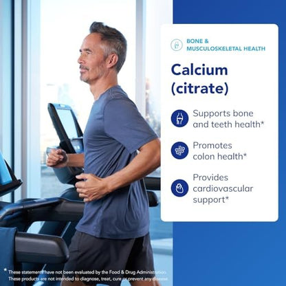 Pure Encapsulations Calcium (Citrat) – Hochwertiges Calciumcitrat für Knochen, Zähne, Darm und Herz-Kreislauf-Unterstützung* – 60 Kapseln